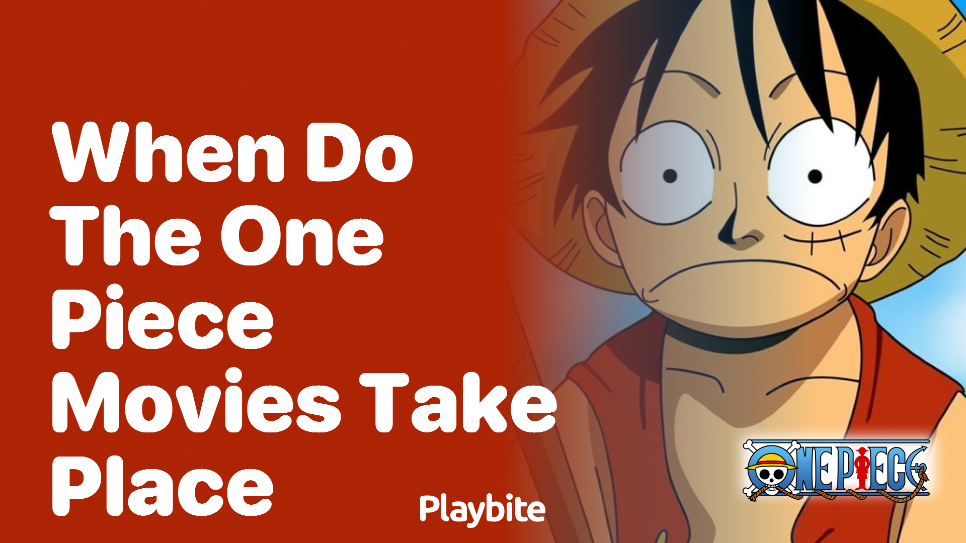 When Do the One Piece Movies Take Place in the Epic Journey?