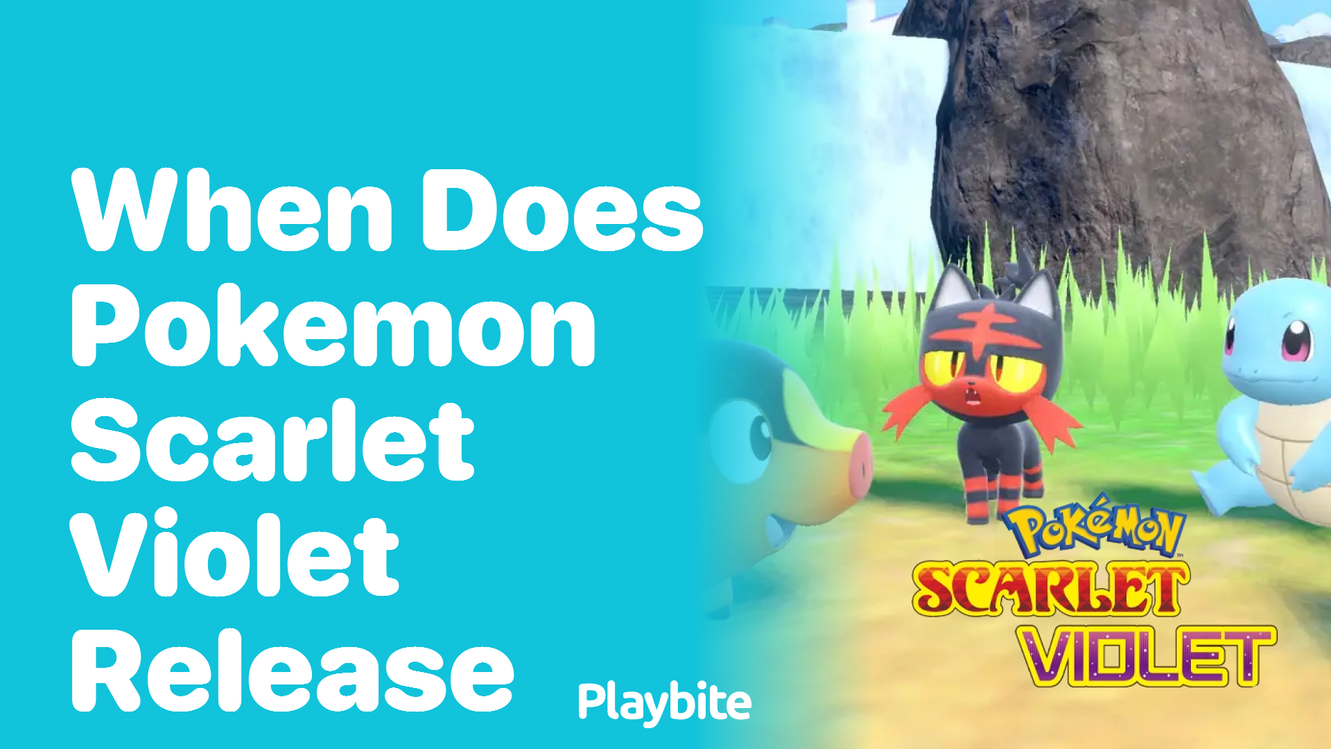 When does Pokemon Scarlet and Violet release?