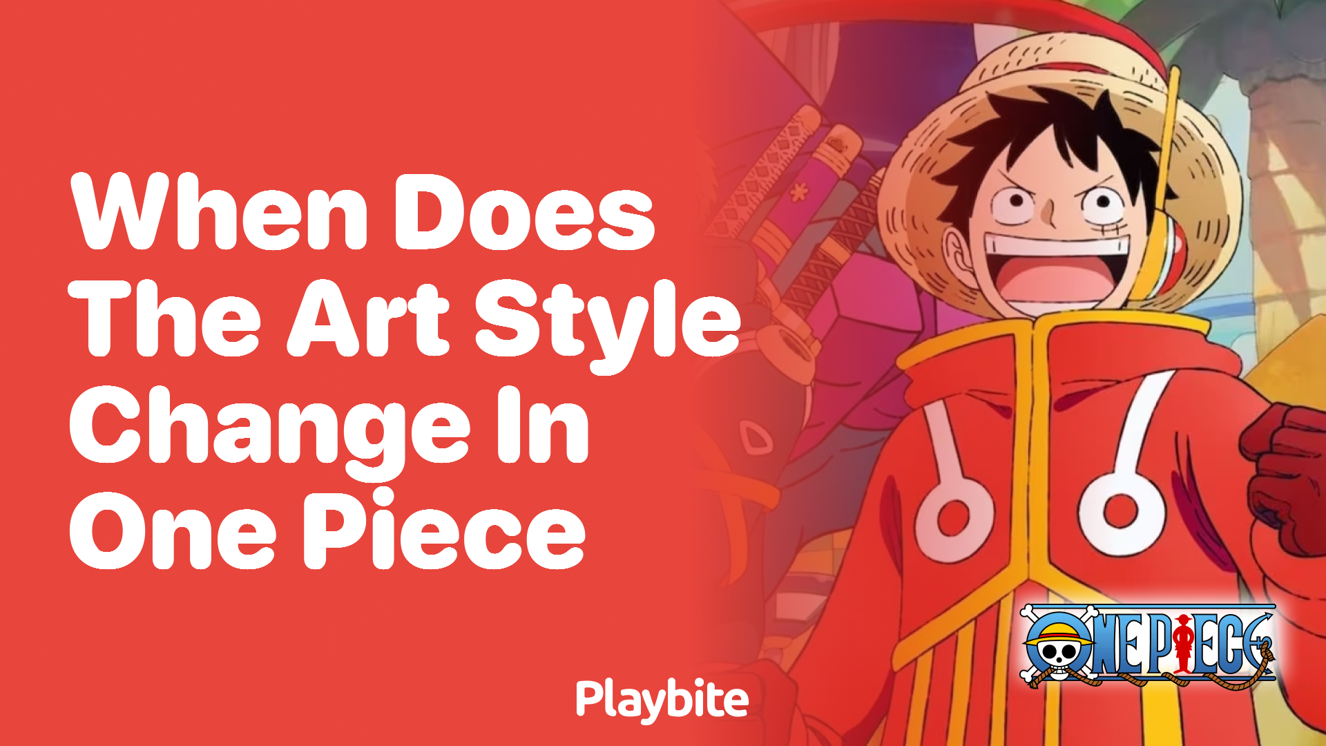 When Does the Art Style Change in One Piece?