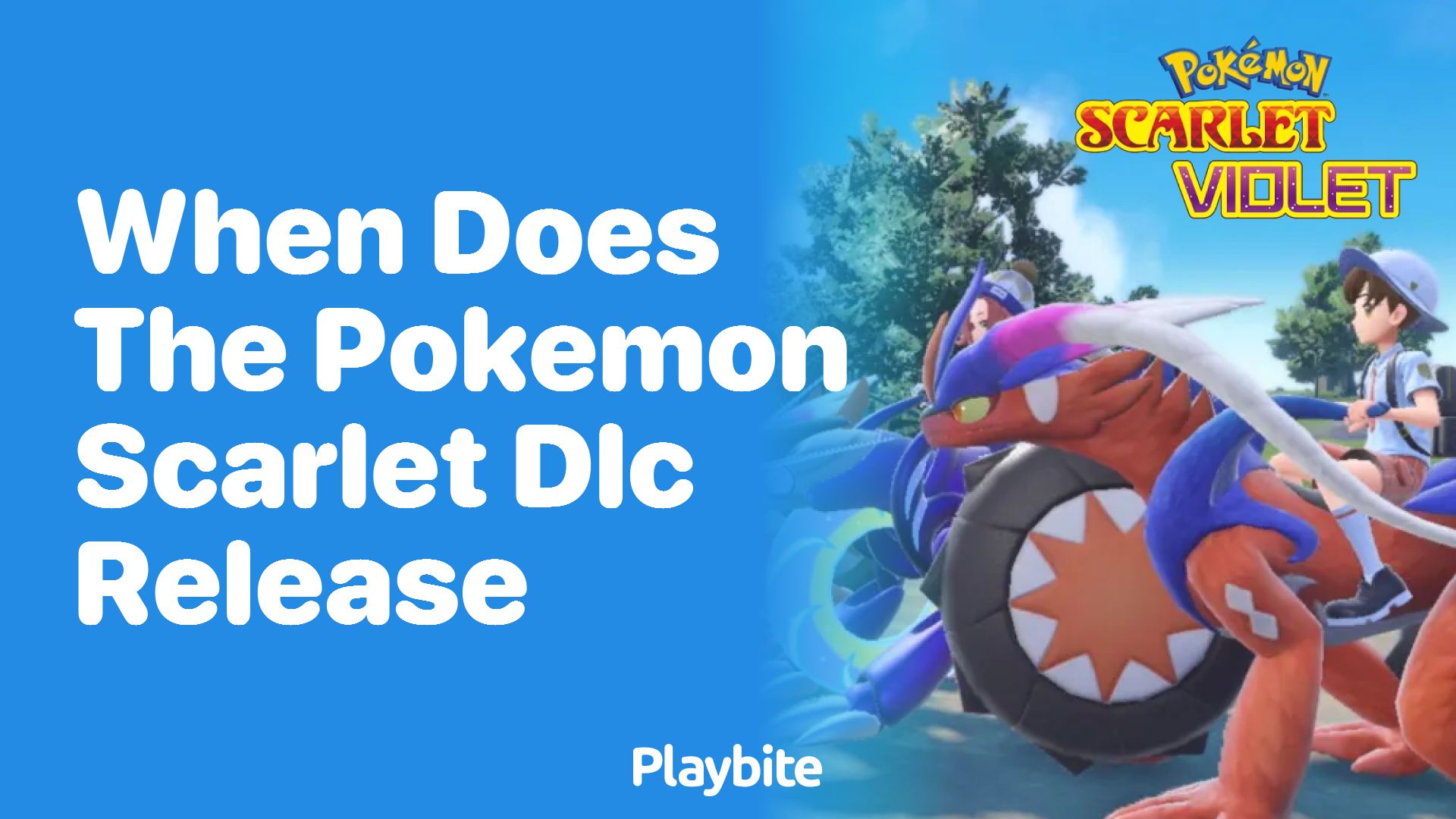 When does the Pokemon Scarlet DLC release?