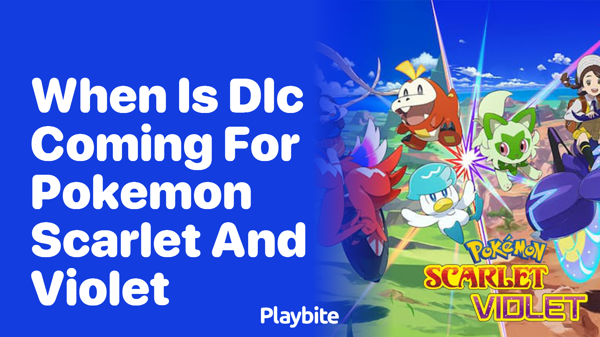 When is DLC coming for Pokémon Scarlet and Violet?