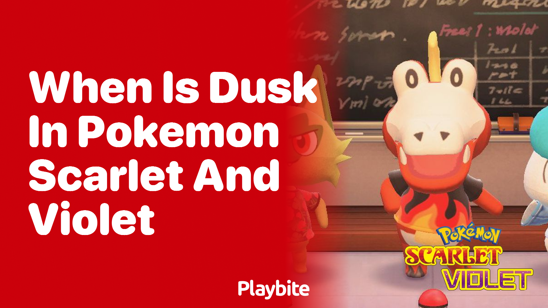 When is Dusk in Pokemon Scarlet and Violet