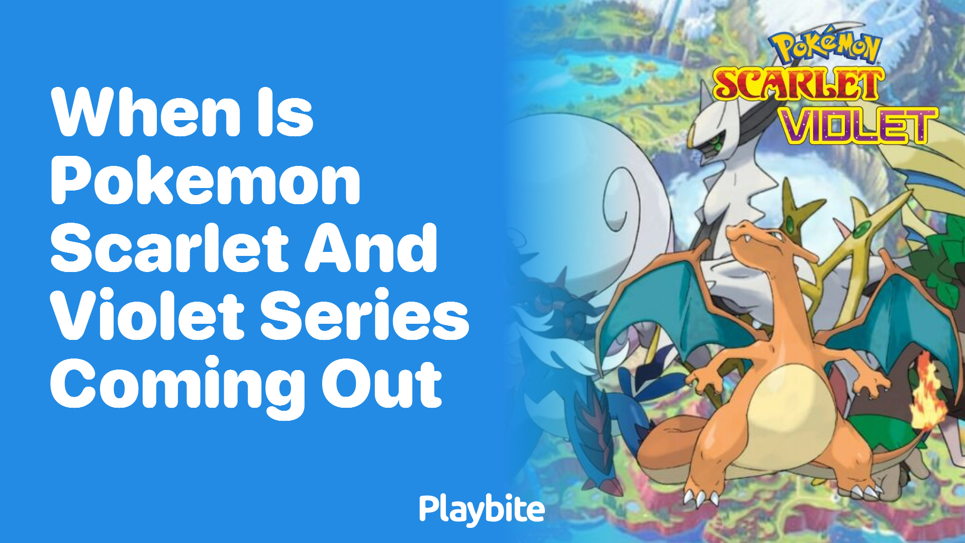 When is the Pokemon Scarlet and Violet series coming out?