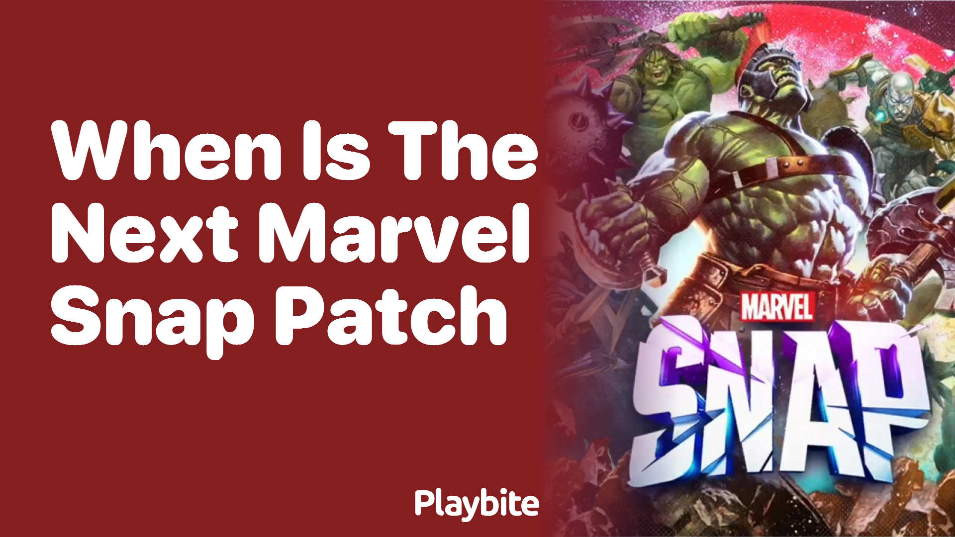 When is the next Marvel Snap patch?