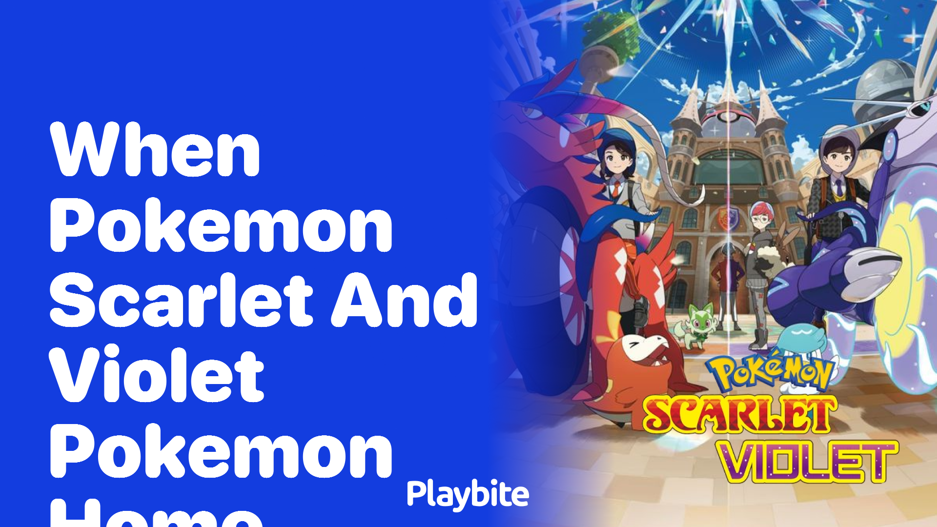 When will Pokemon Scarlet and Violet be compatible with Pokemon Home?