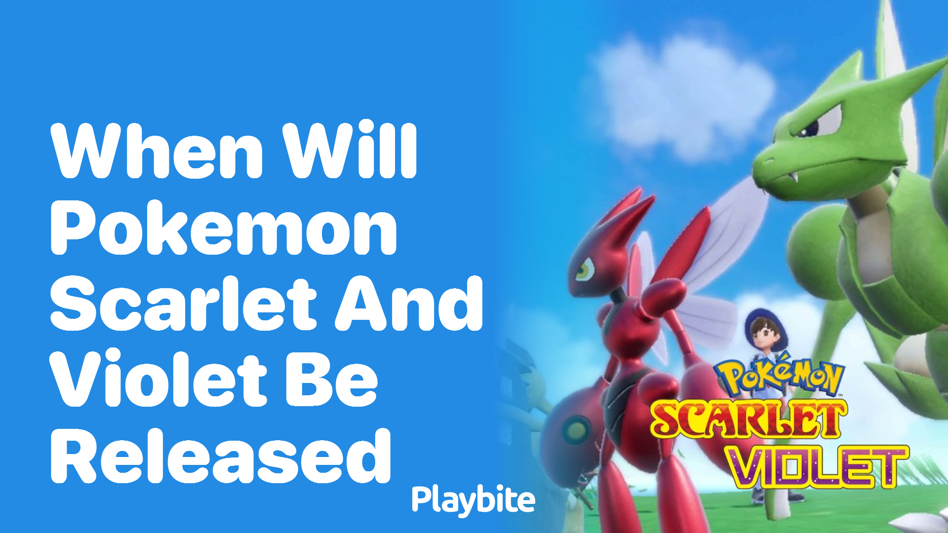 When will Pokemon Scarlet and Violet be released?