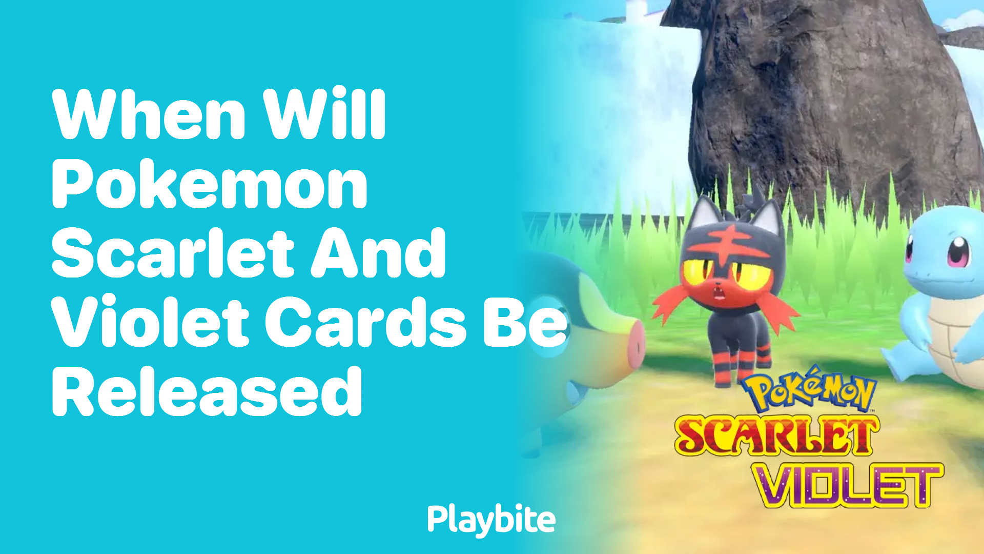 When will Pokemon Scarlet and Violet cards be released?