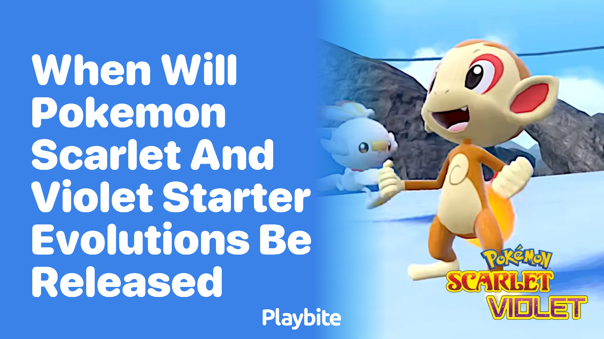 When will Pokemon Scarlet and Violet starter evolutions be released?