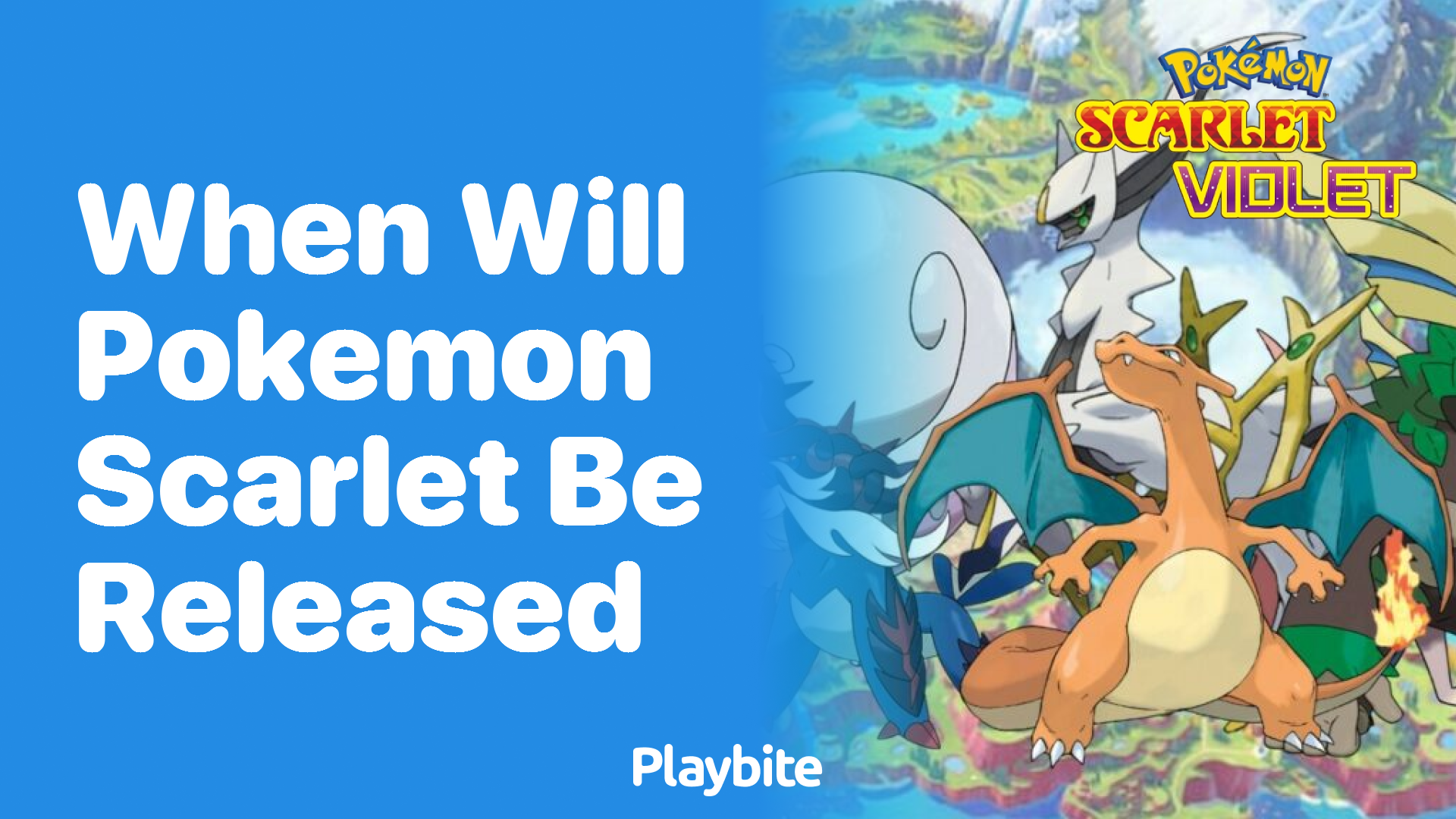 When will Pokemon Scarlet be released?