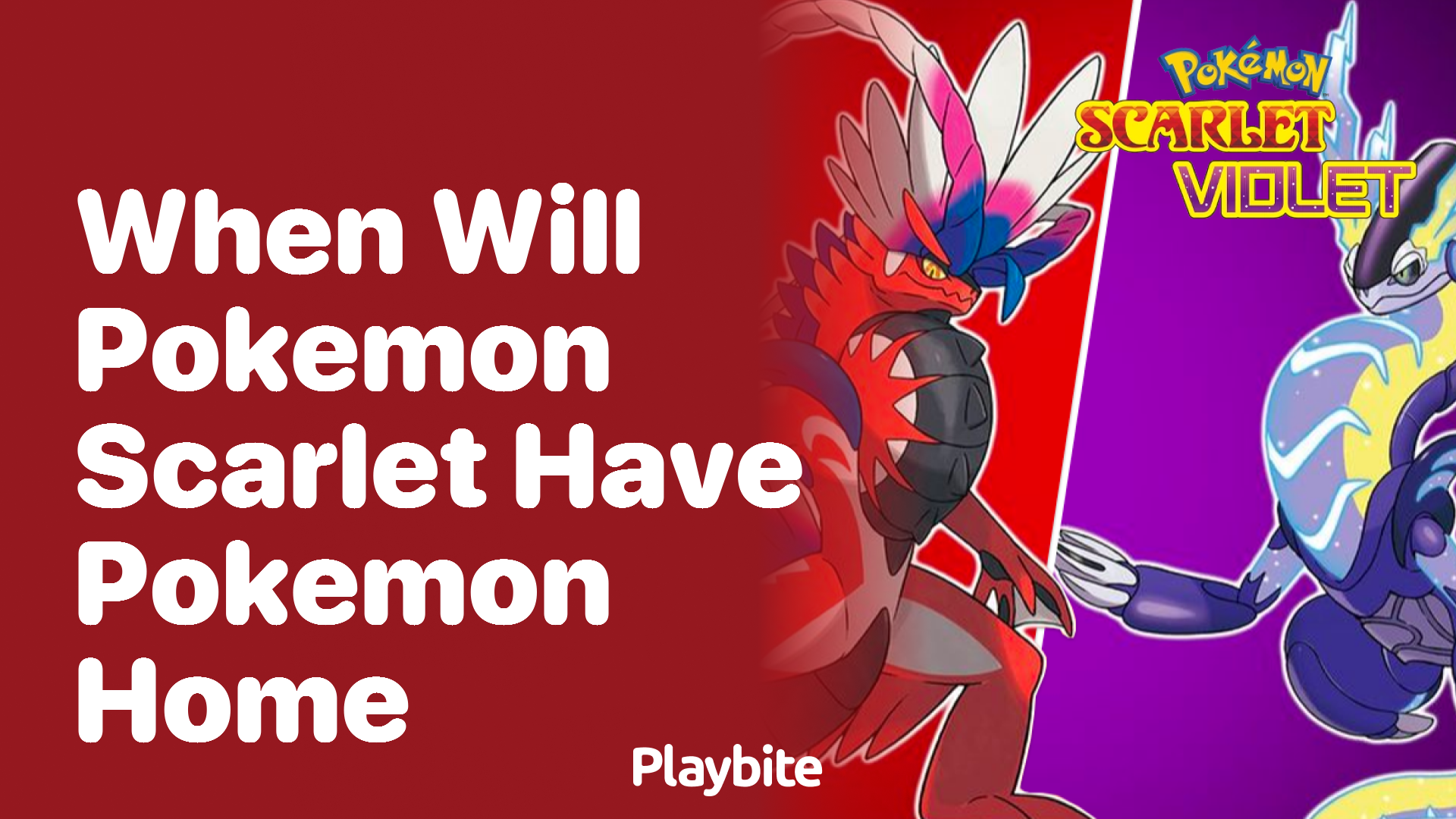 When will Pokemon Scarlet have Pokemon Home?