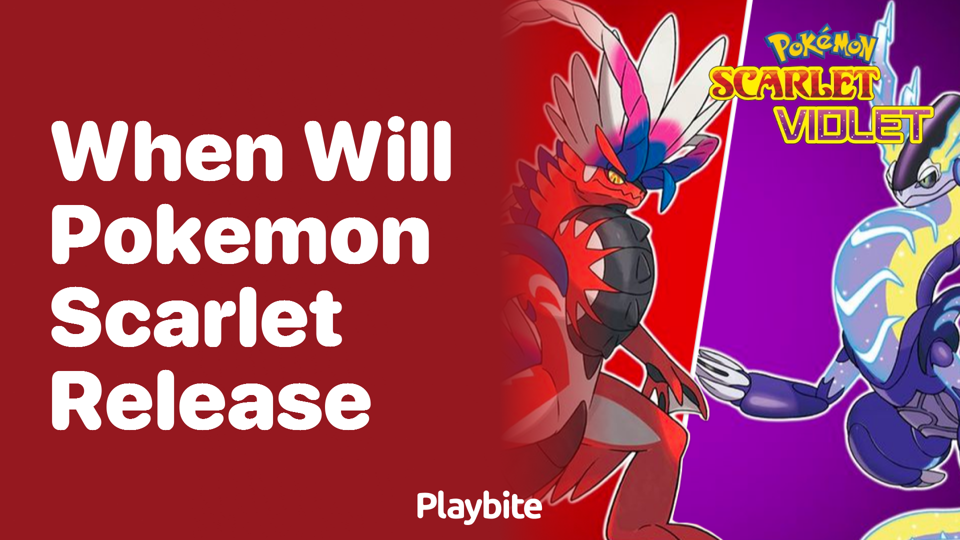 When will Pokemon Scarlet release?