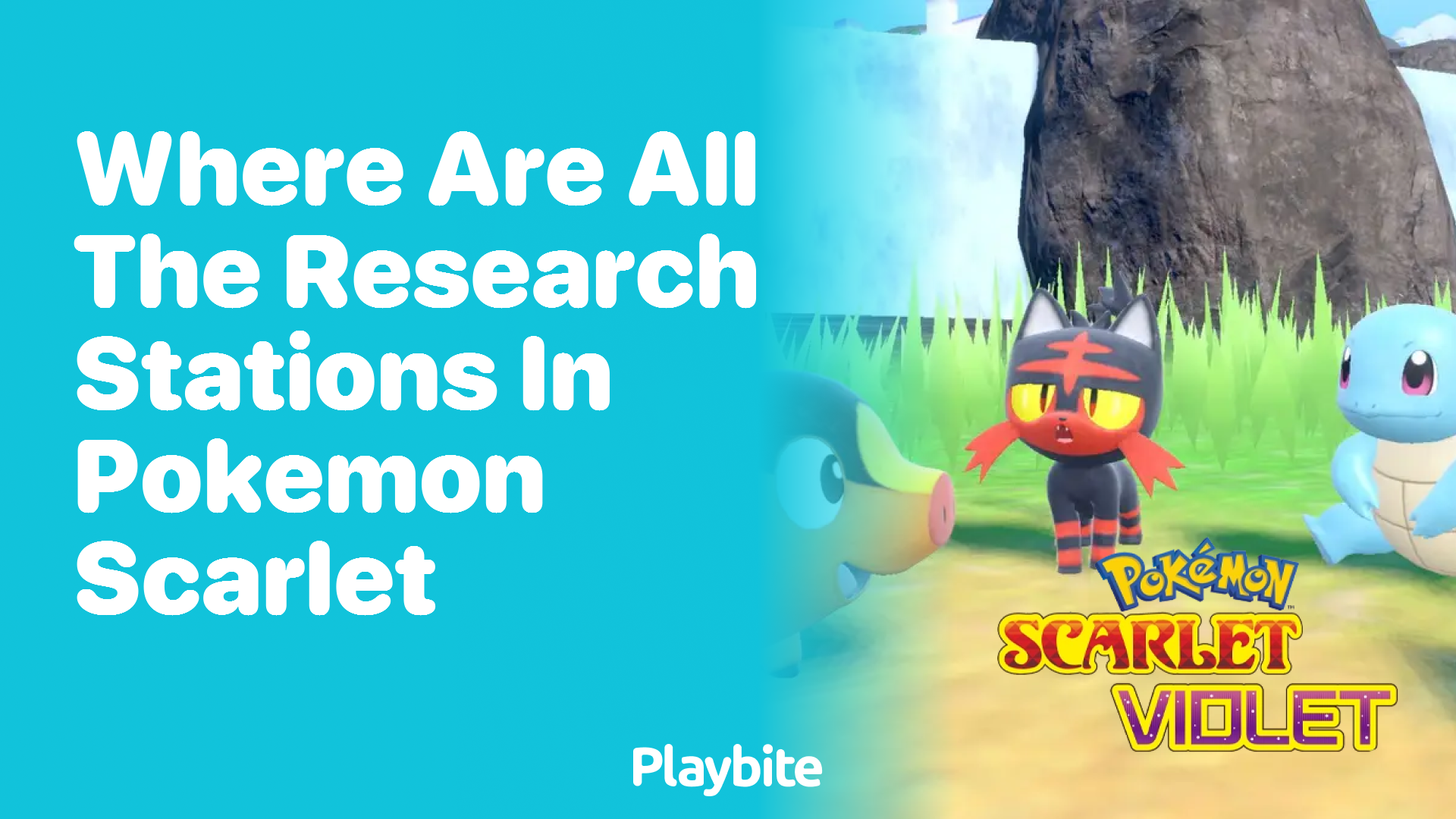 Where are all the research stations in Pokemon Scarlet?