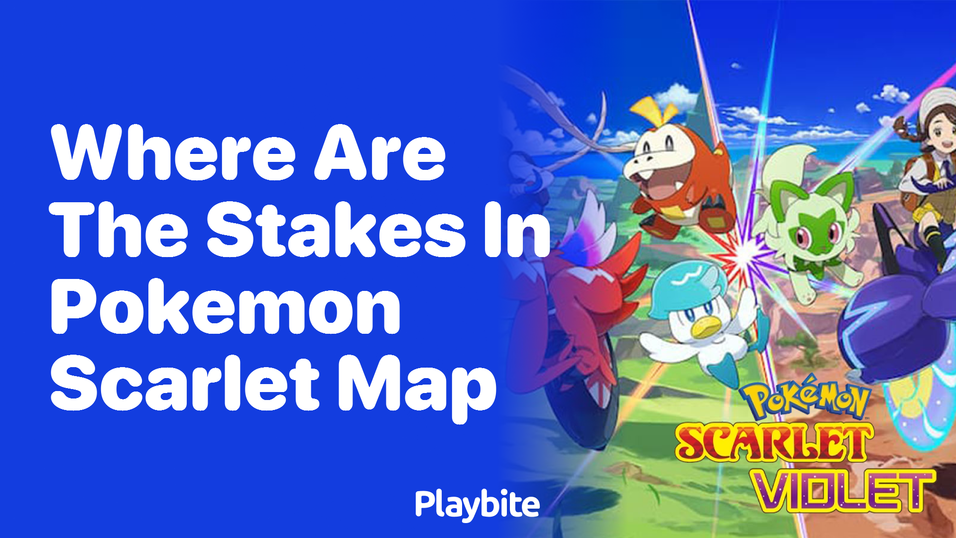 Where Are the Stakes in Pokemon Scarlet Map?