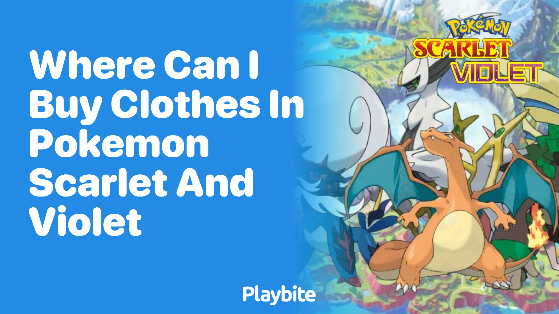 Where can I buy clothes in Pokemon Scarlet and Violet?