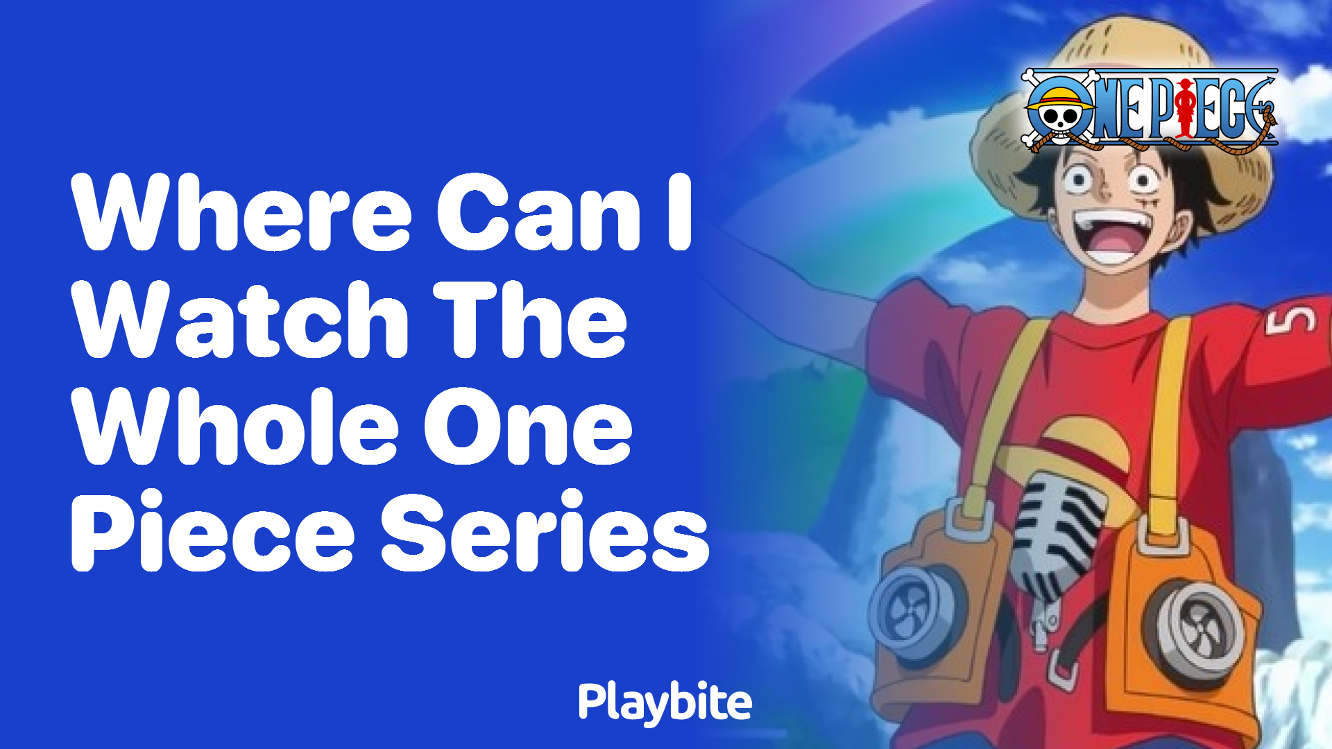 Where Can I Watch the Whole One Piece Series?