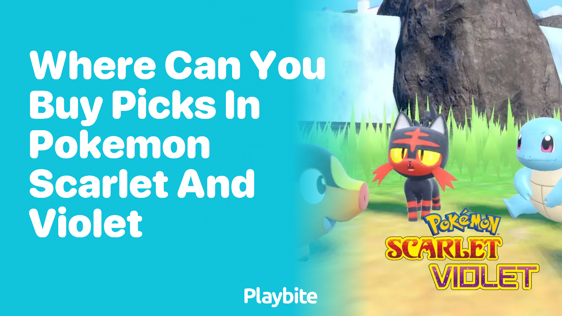 Where can you buy picks in Pokemon Scarlet and Violet?