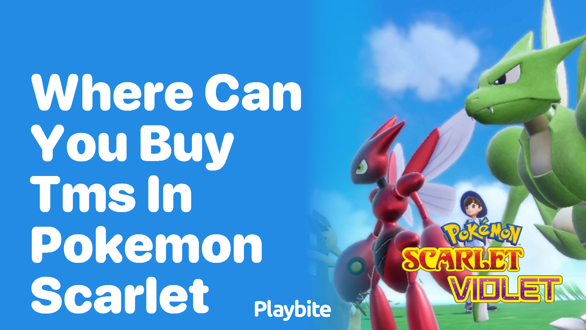 Where Can You Buy TMs in Pokemon Scarlet?