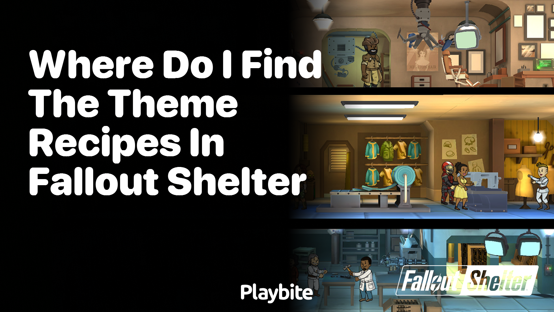 Where Do I Find the Theme Recipes in Fallout Shelter?