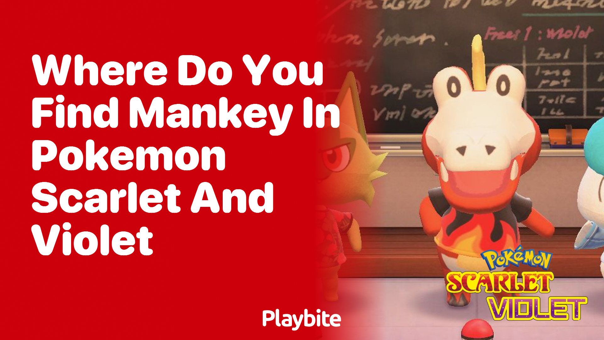 Where do you find Mankey in Pokemon Scarlet and Violet?