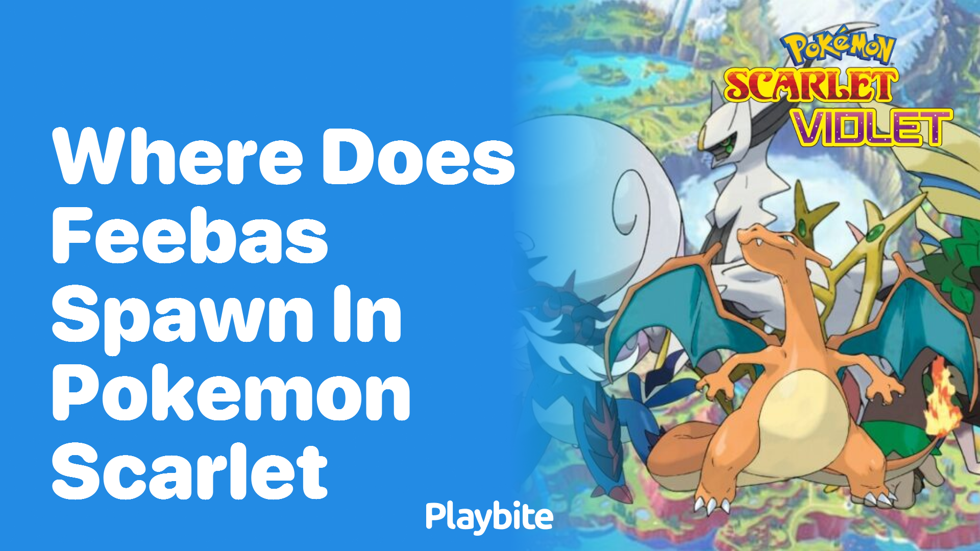 Where does Feebas spawn in Pokemon Scarlet?