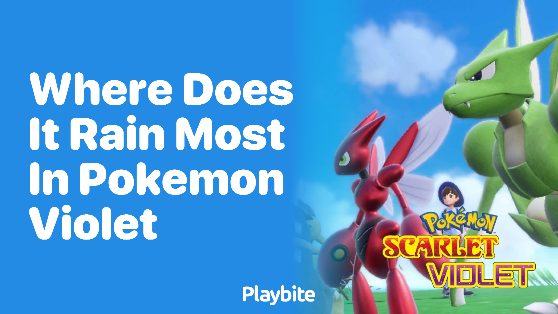 Where does it rain most in Pokemon Violet? - Playbite