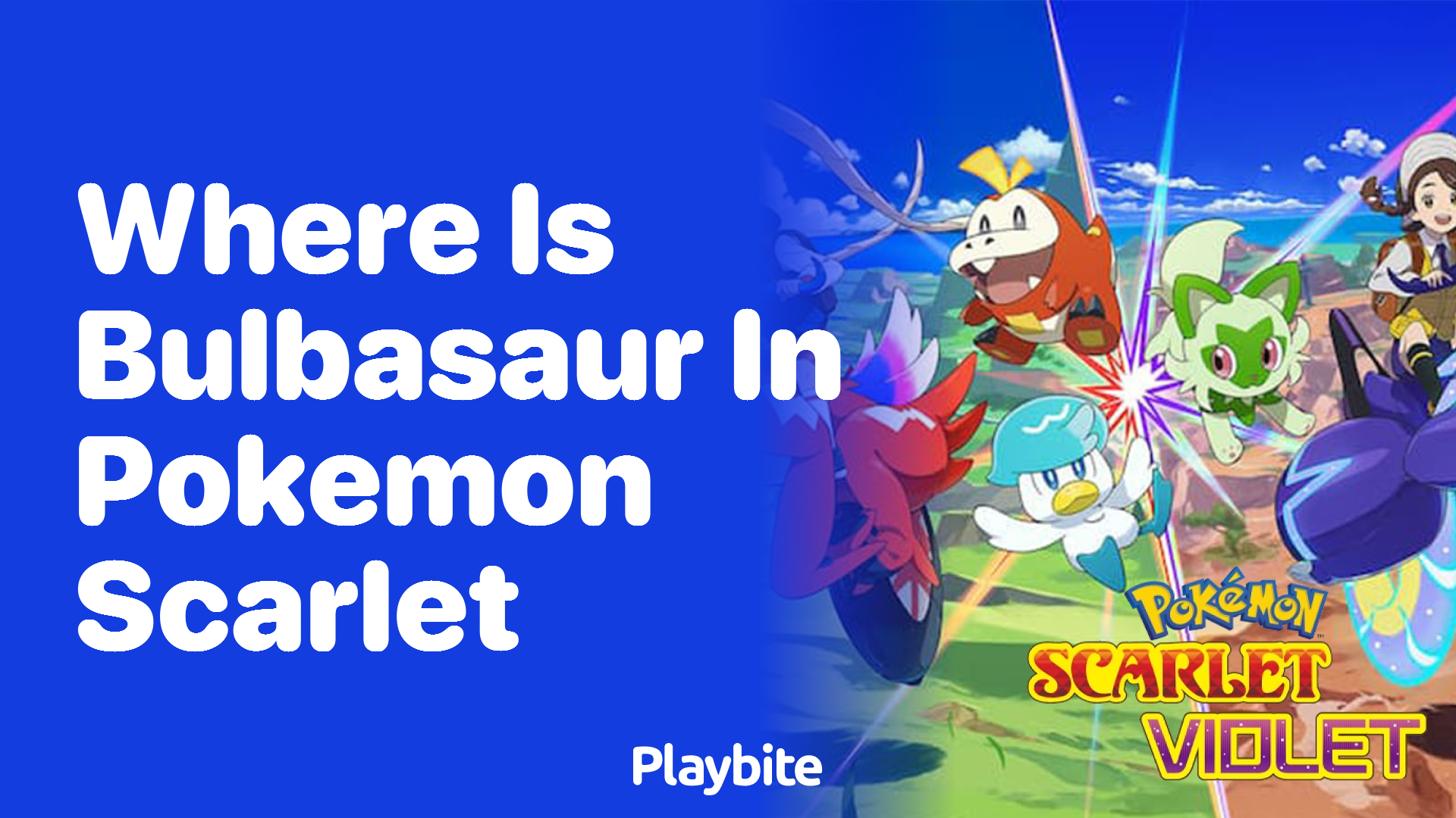 Where is Bulbasaur in Pokémon Scarlet?