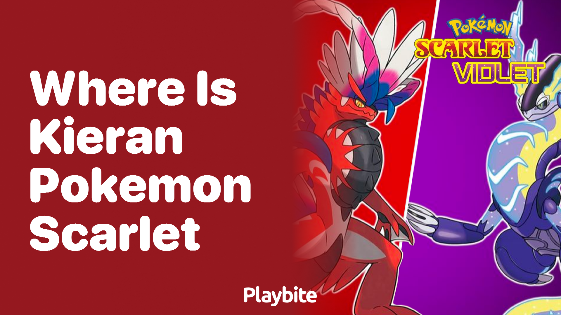 Where is Kieran in Pokemon Scarlet?