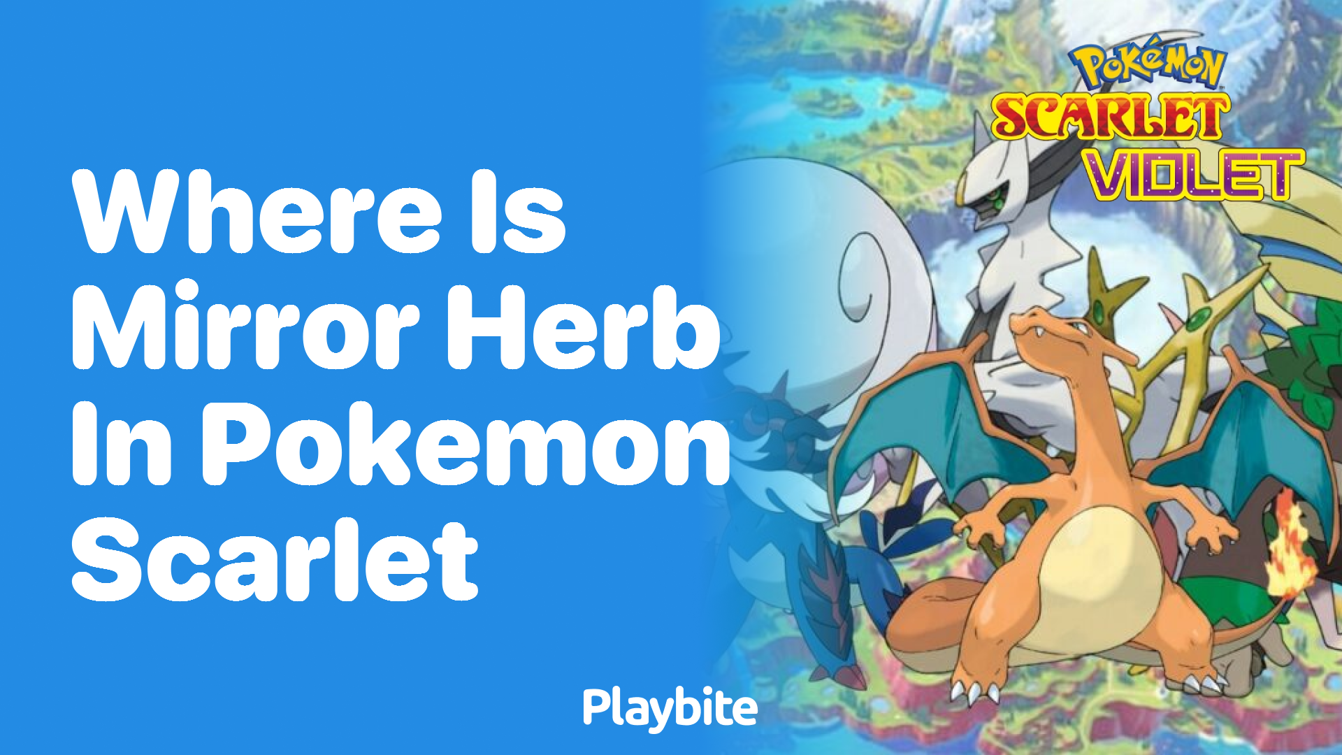 Where is Mirror Herb in Pokemon Scarlet?