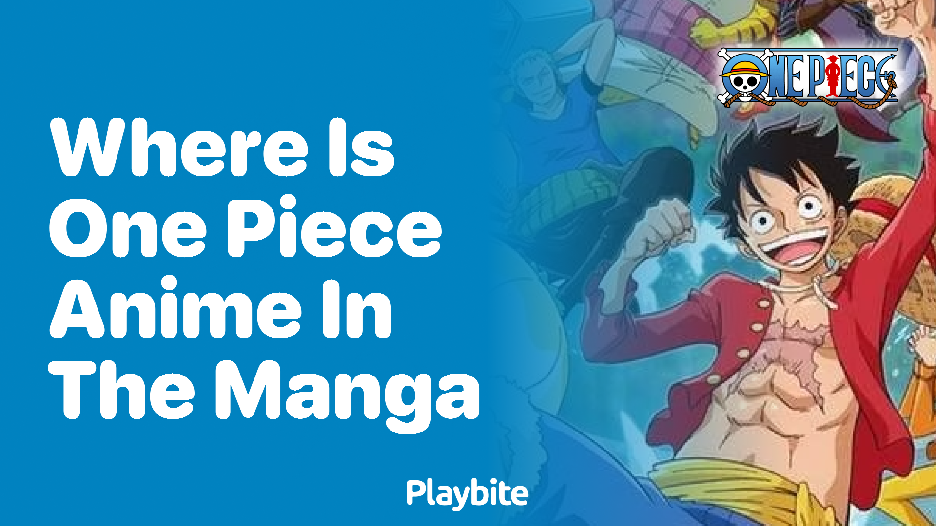 Where is the One Piece Anime Compared to the Manga? - Playbite