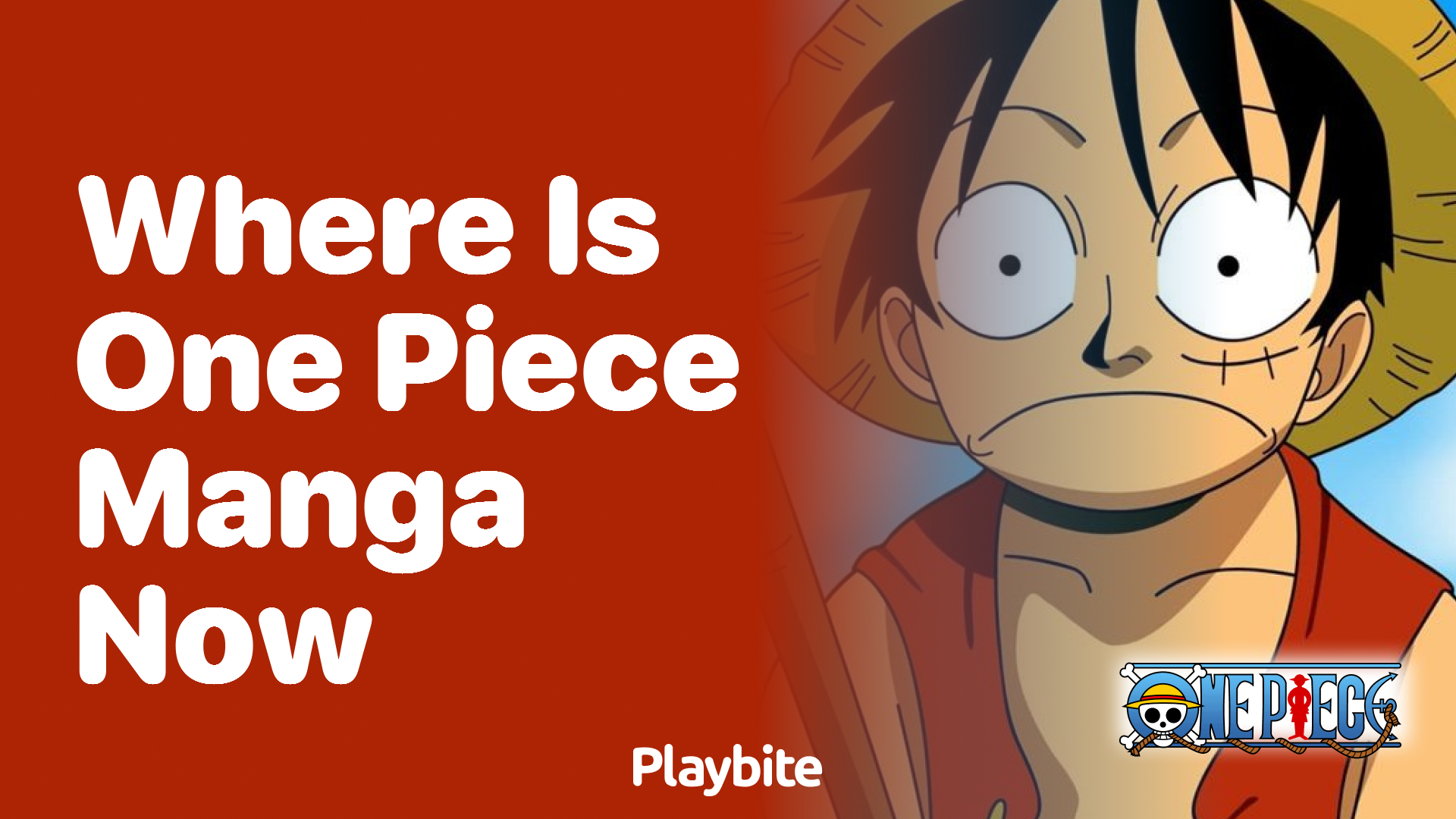 Where Is One Piece Manga Now? Discover the Latest Updates!