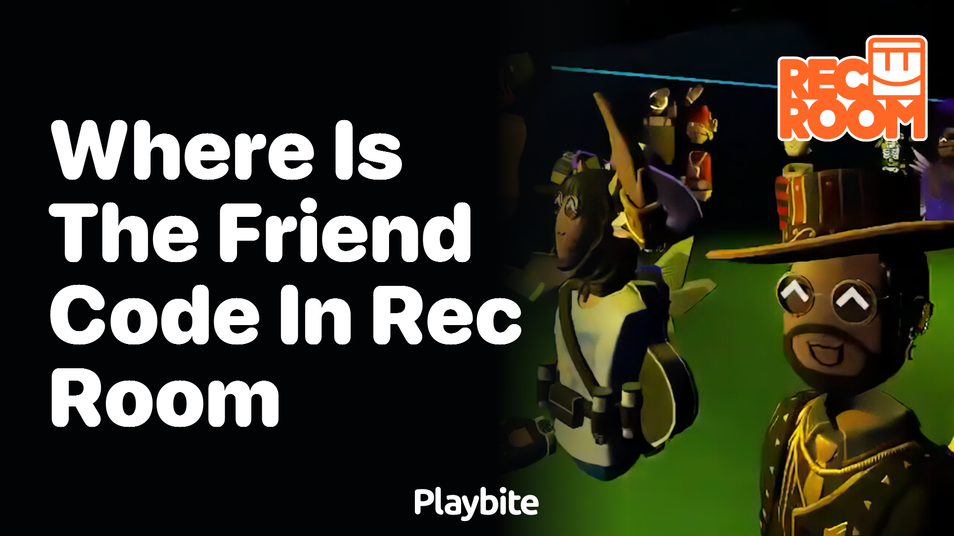 Where is the friend code in Rec Room?