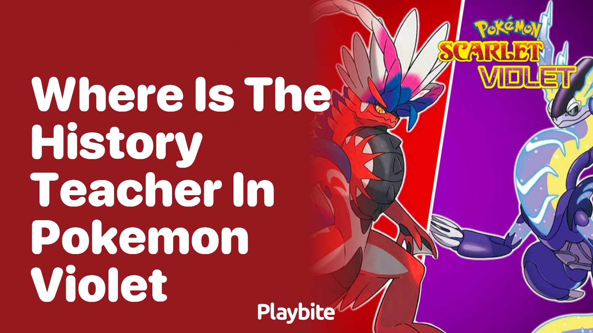 Where Is the History Teacher in Pokemon Violet? - Playbite