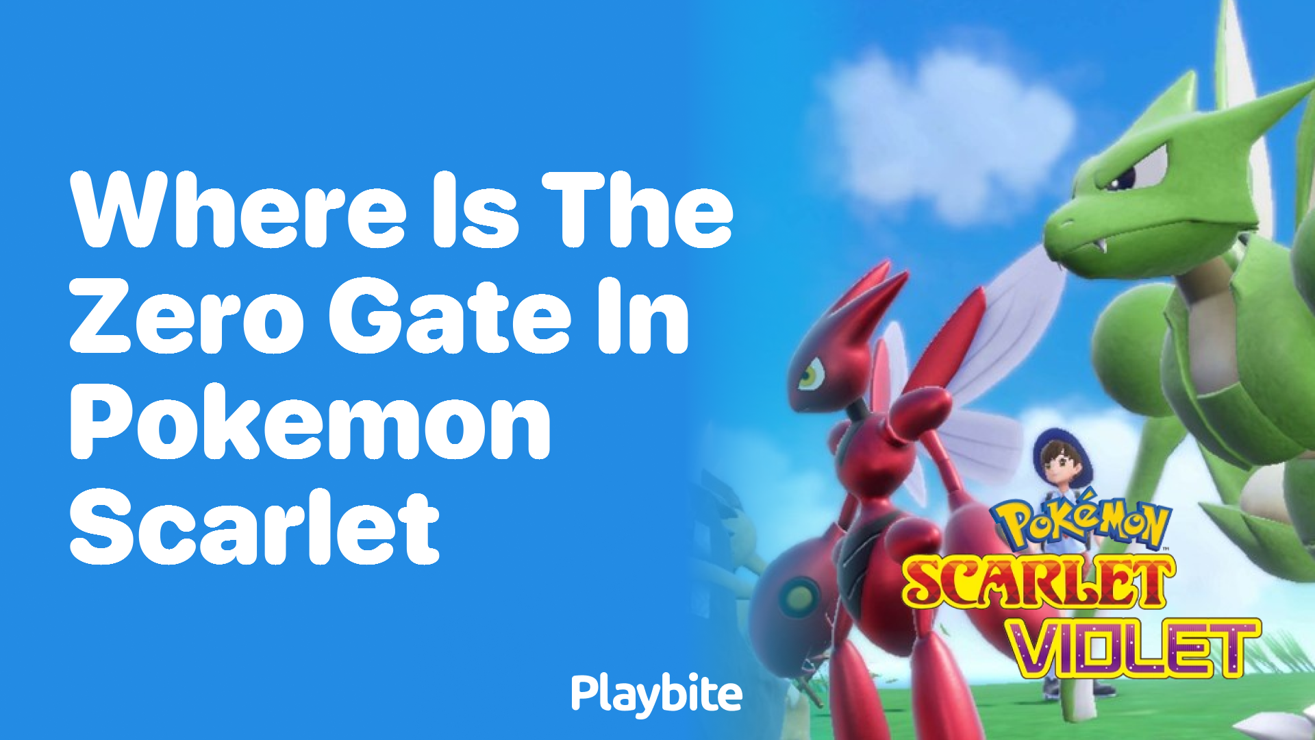 Where is the Zero Gate in Pokemon Scarlet?