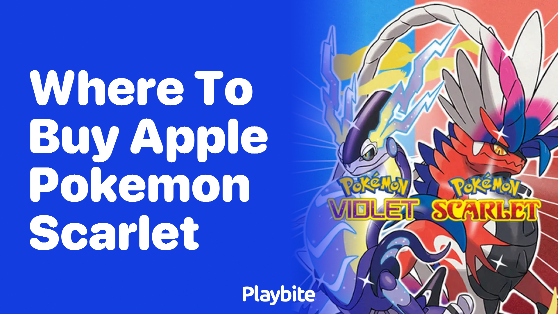 Where to buy Pokémon Scarlet?