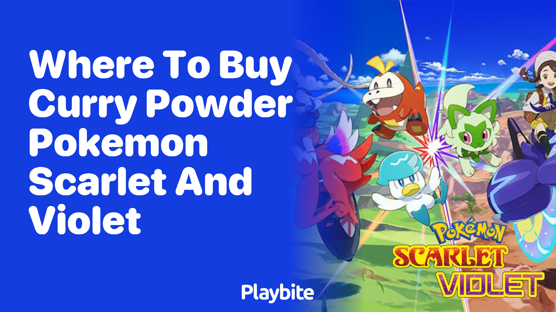 Where to buy Curry Powder in Pokemon Scarlet and Violet