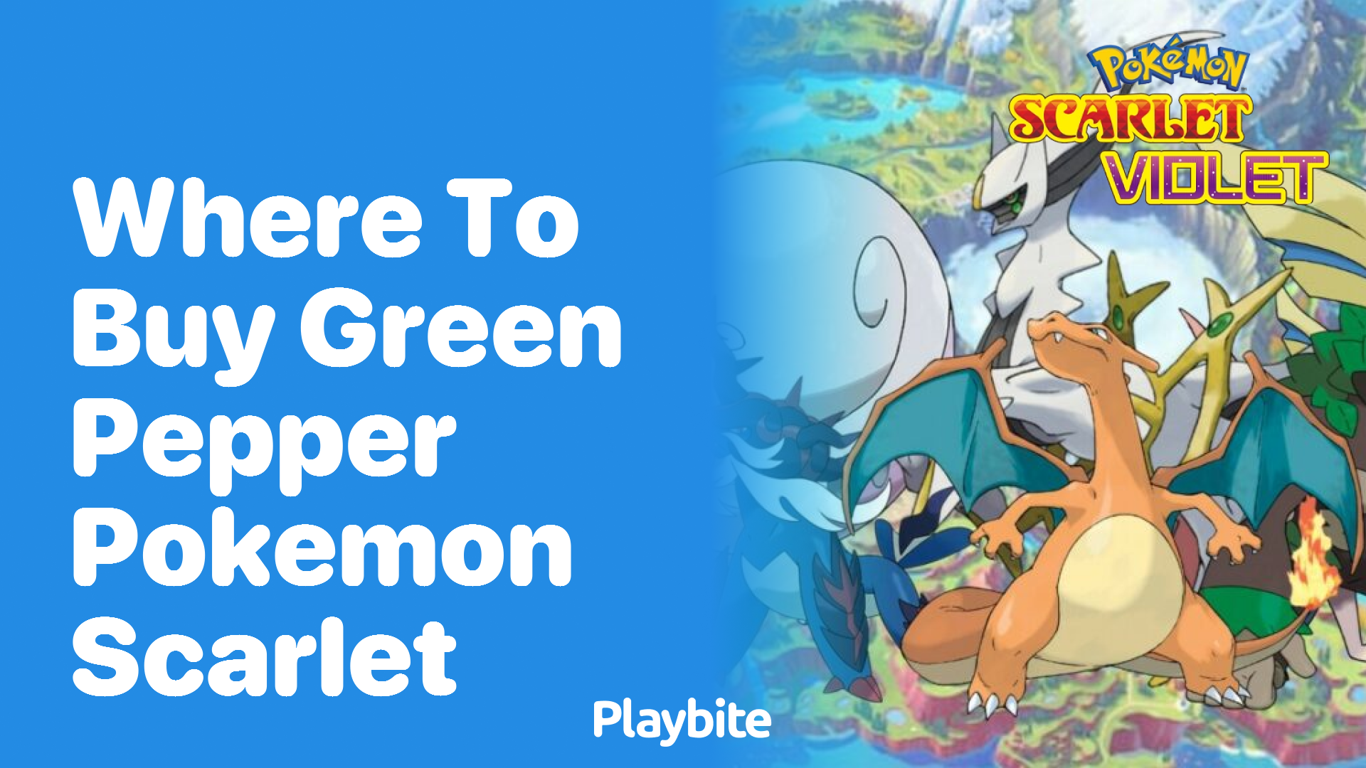 Where to buy Green Pepper Pokemon Scarlet?