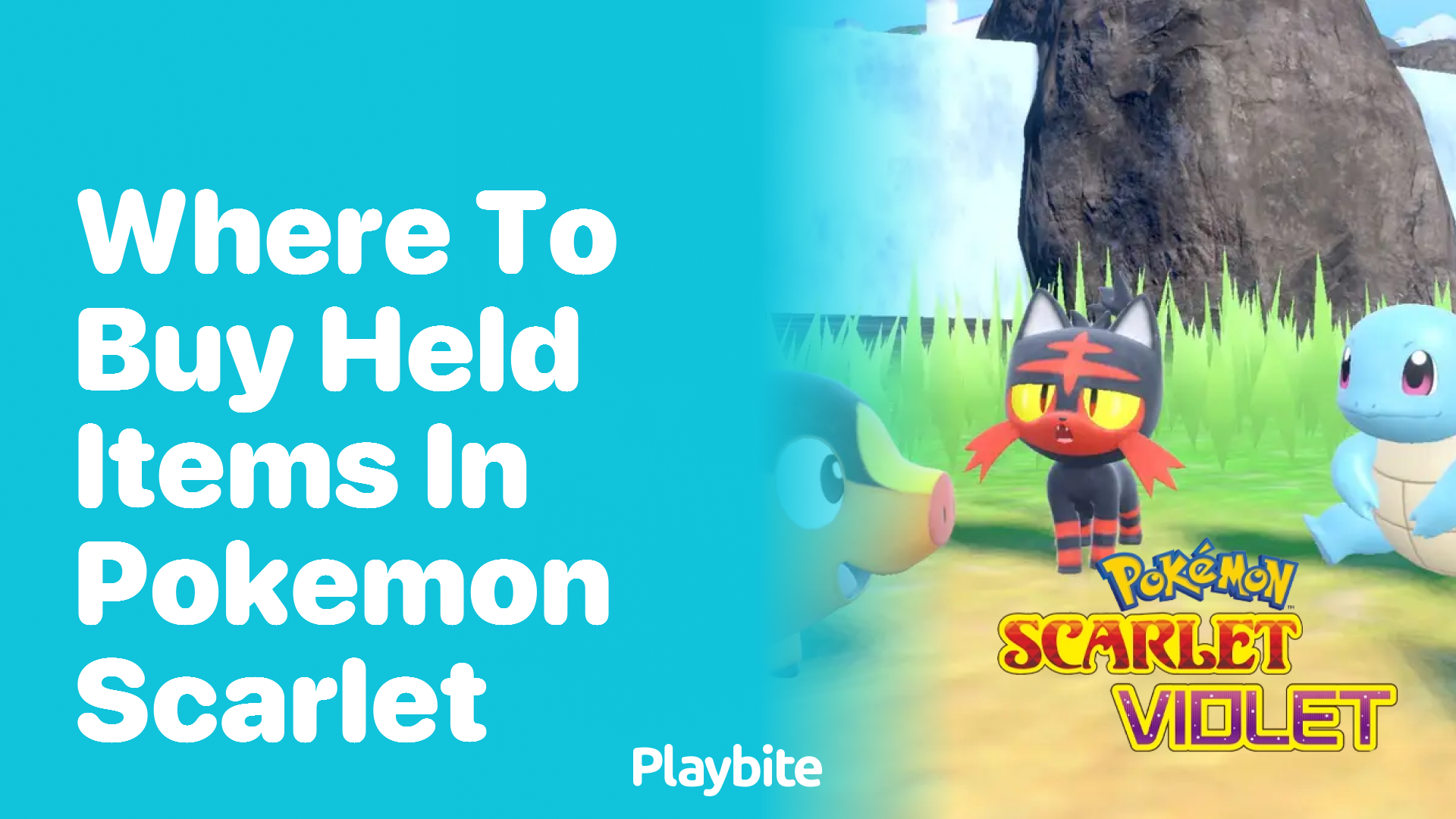 Where to buy held items in Pokemon Scarlet