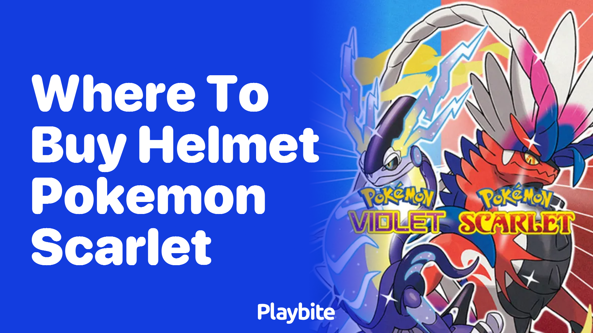 Where to buy Helmet in Pokémon Scarlet?