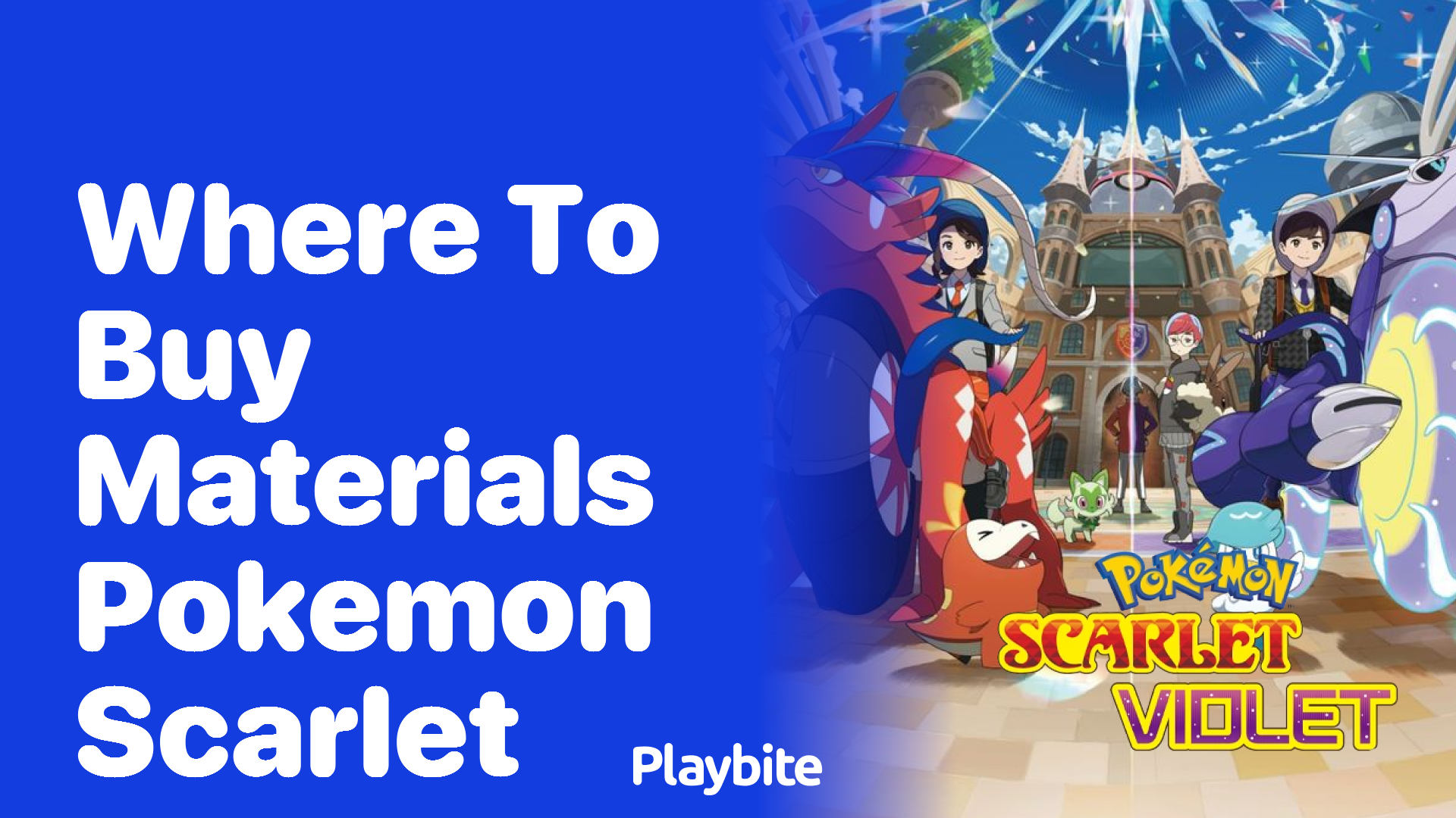 Where to Buy Materials in Pokemon Scarlet