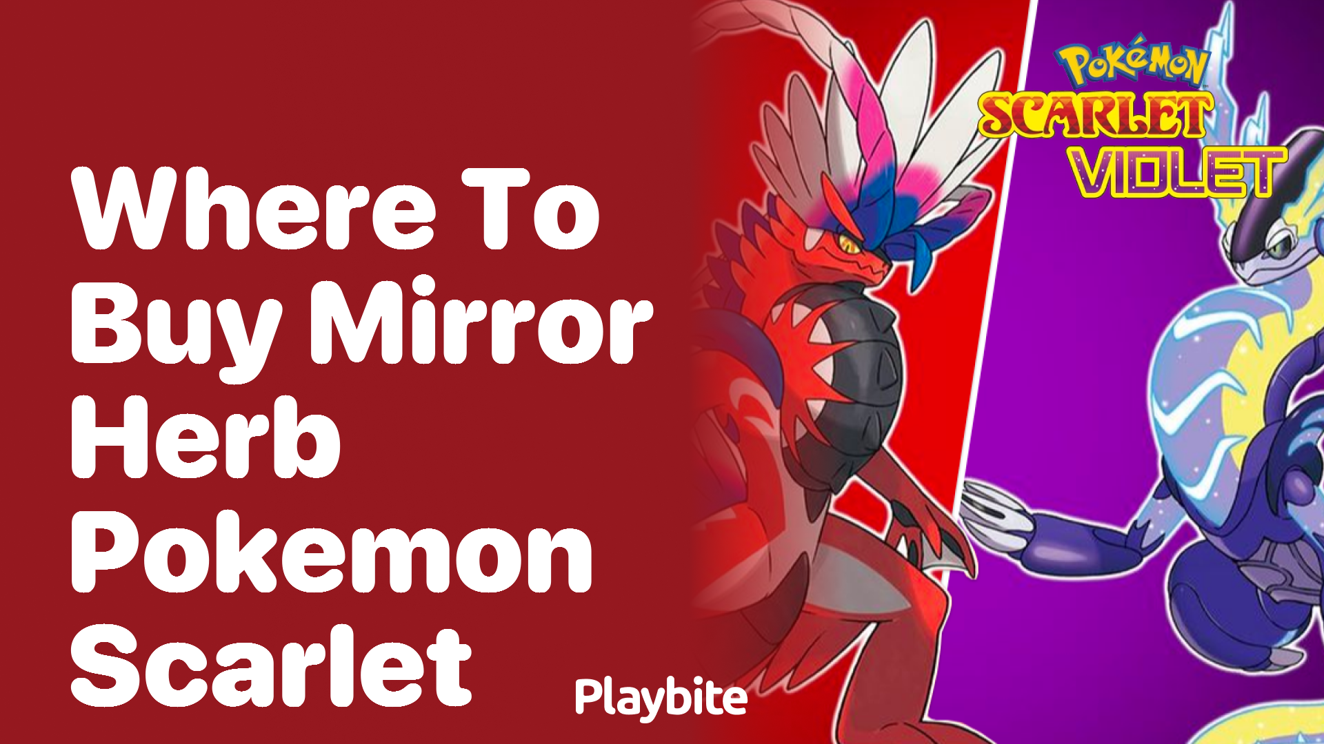 Where to Buy Mirror Herb in Pokemon Scarlet