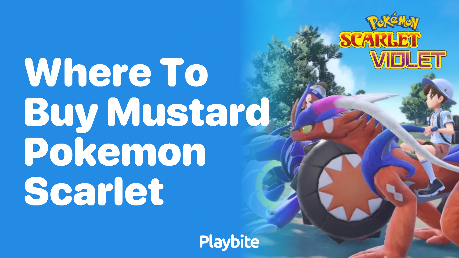 Where to buy Mustard in Pokemon Scarlet?