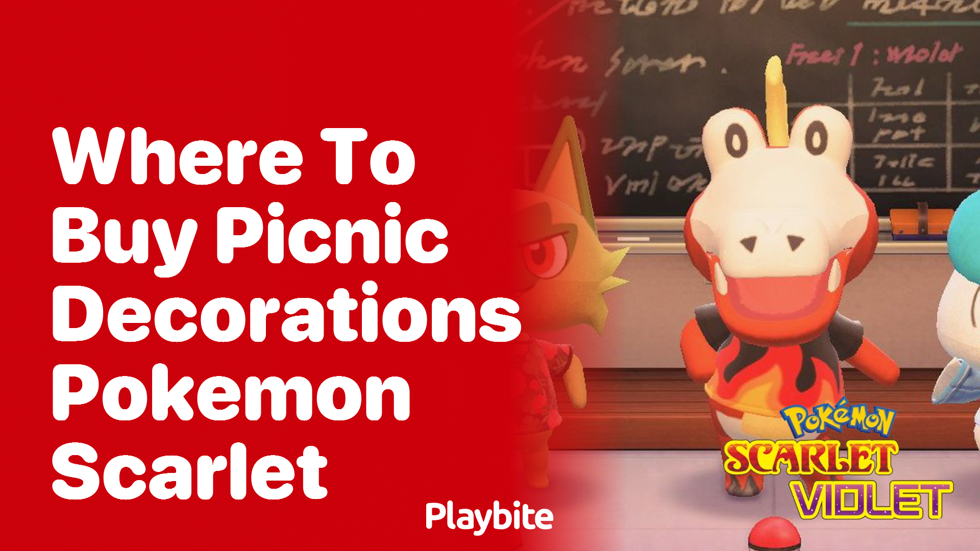 Where to buy picnic decorations in Pokemon Scarlet