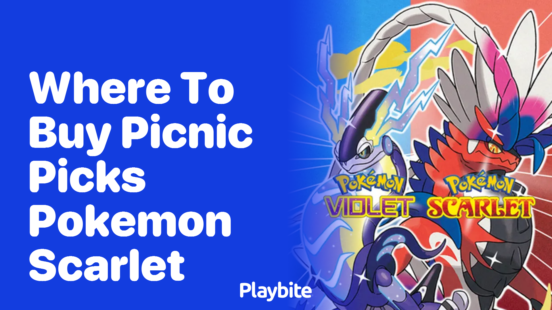 Where to buy Picnic Picks in Pokemon Scarlet