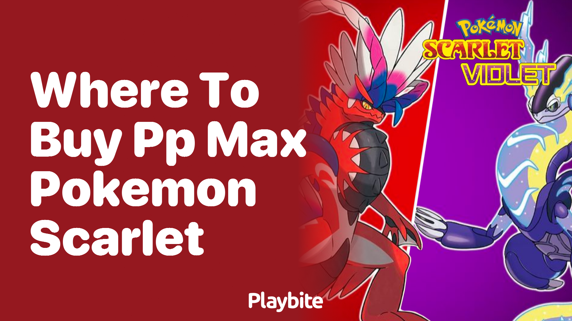 Where to buy PP Max in Pokemon Scarlet