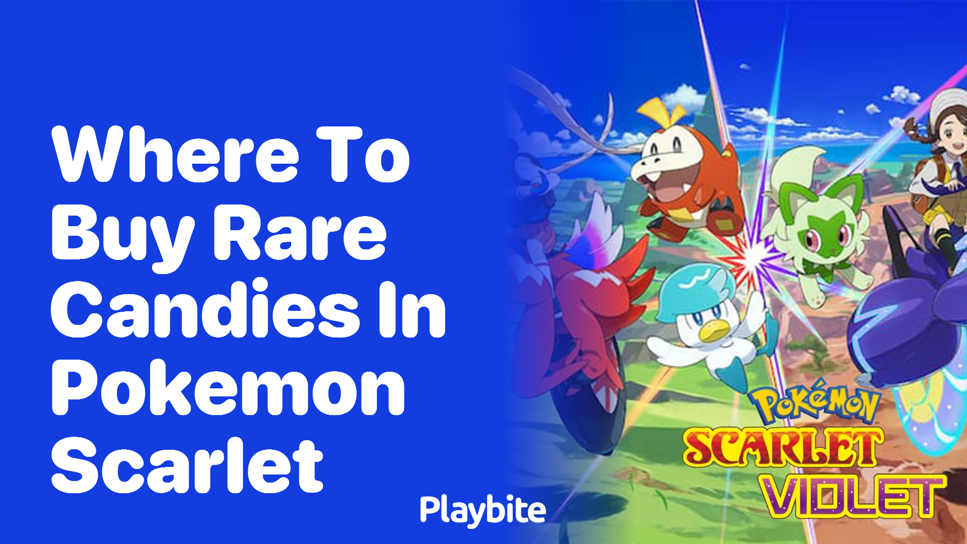 Where to Buy Rare Candies in Pokémon Scarlet