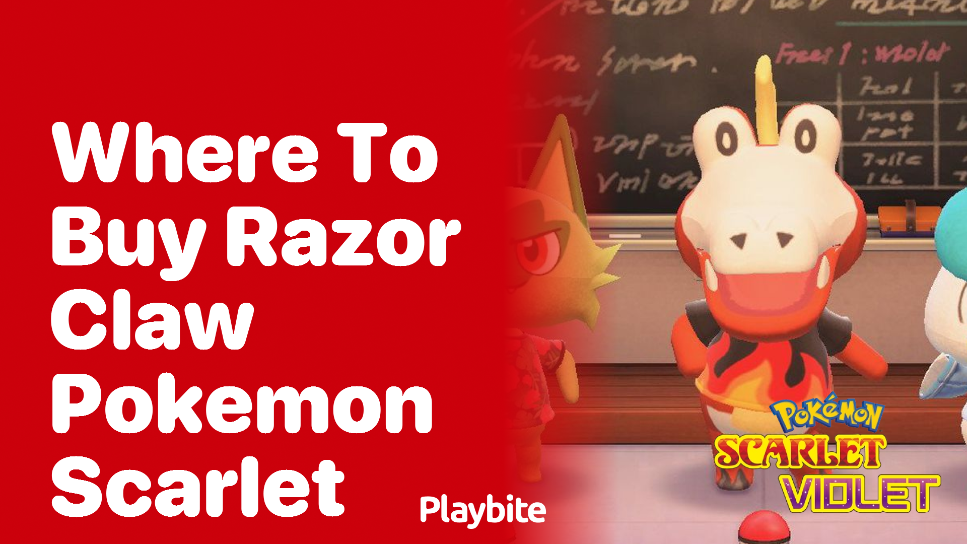 Where to Buy Razor Claw in Pokemon Scarlet