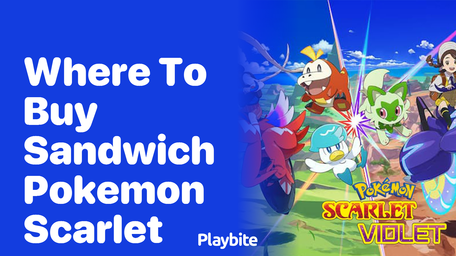 Where to Buy Pokemon Scarlet and Pokemon Violet?