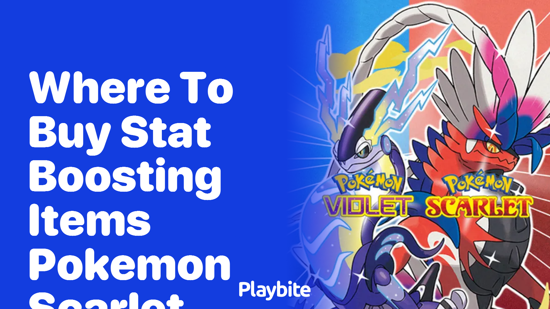 Where to Buy Stat Boosting Items in Pokemon Scarlet