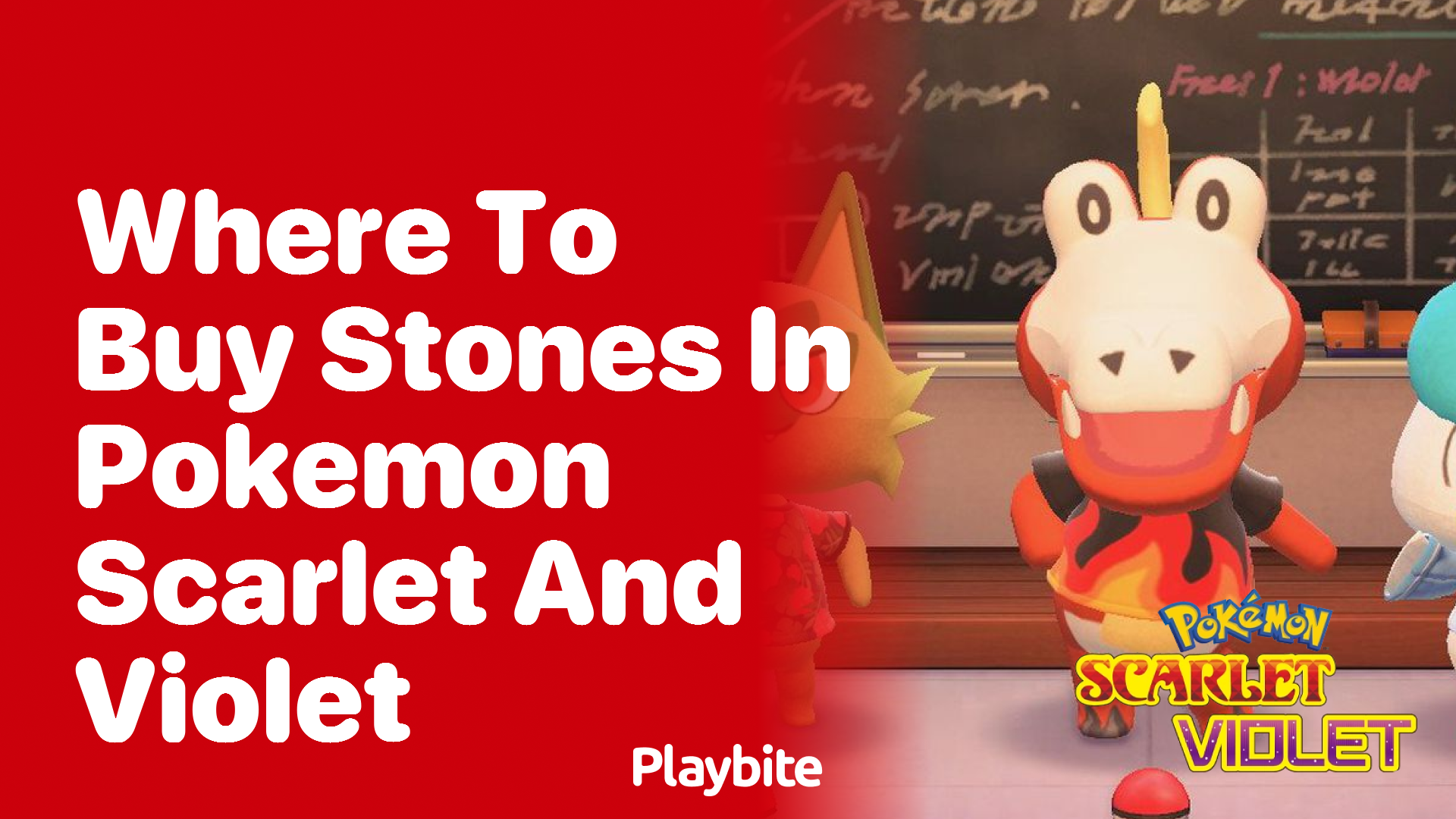 Where to Buy Stones in Pokemon Scarlet and Violet