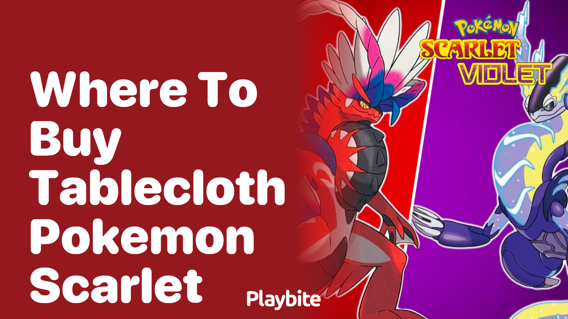 Where to buy the tablecloth in Pokemon Scarlet